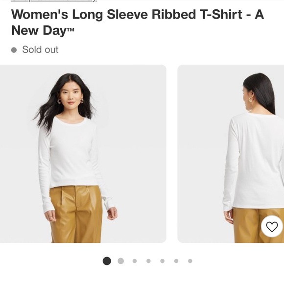 3 Piece Ribbed Scoop Neck T - Shirt - Picture 5 of 8